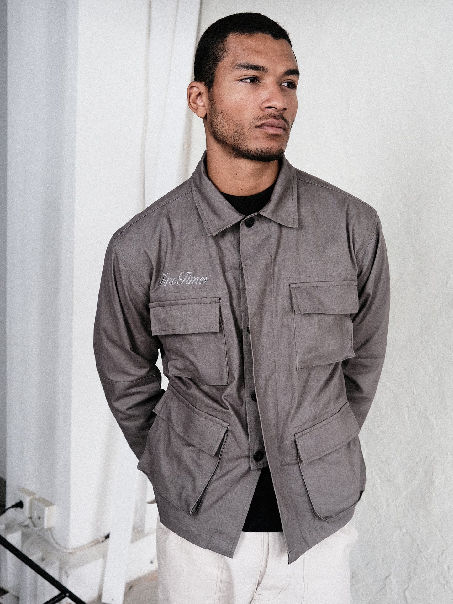 "Field Jacket" in Grey