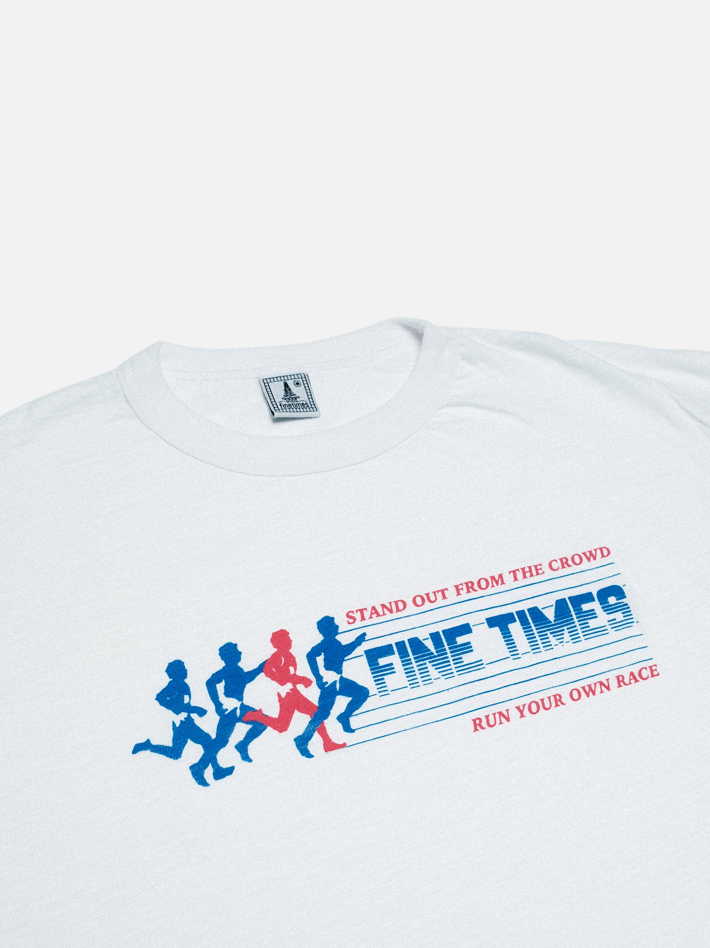 "Race Tee" in White