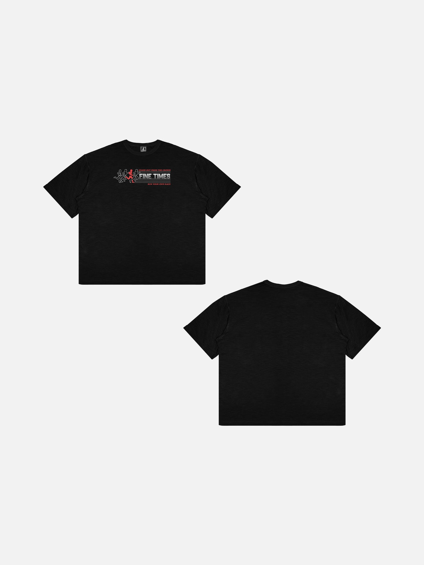 "Race Tee" in Black