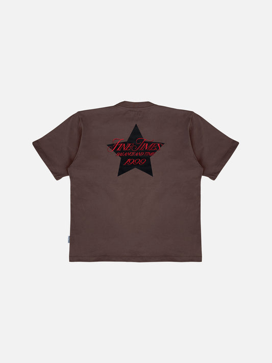 "Star Tee" in Brown