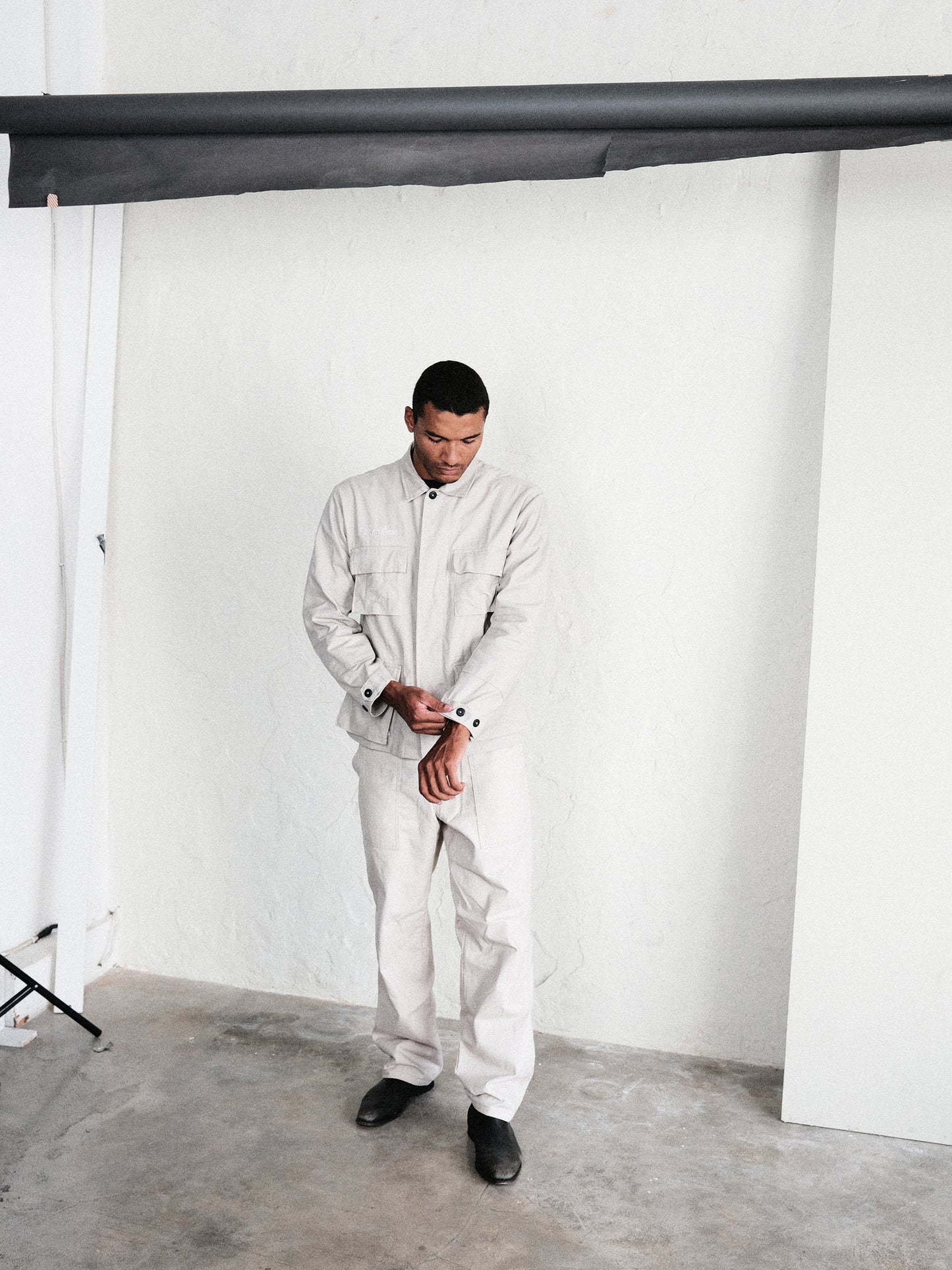 "Field Jacket" in Cream