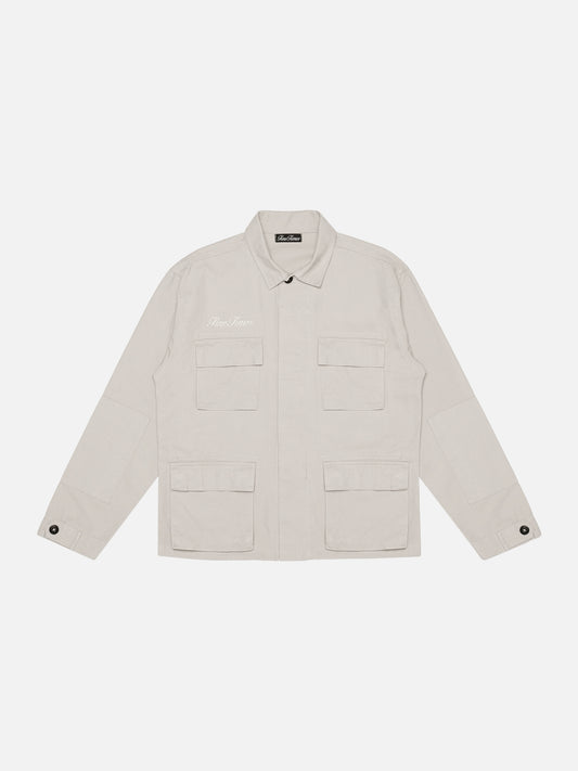 "Field Jacket" in Cream