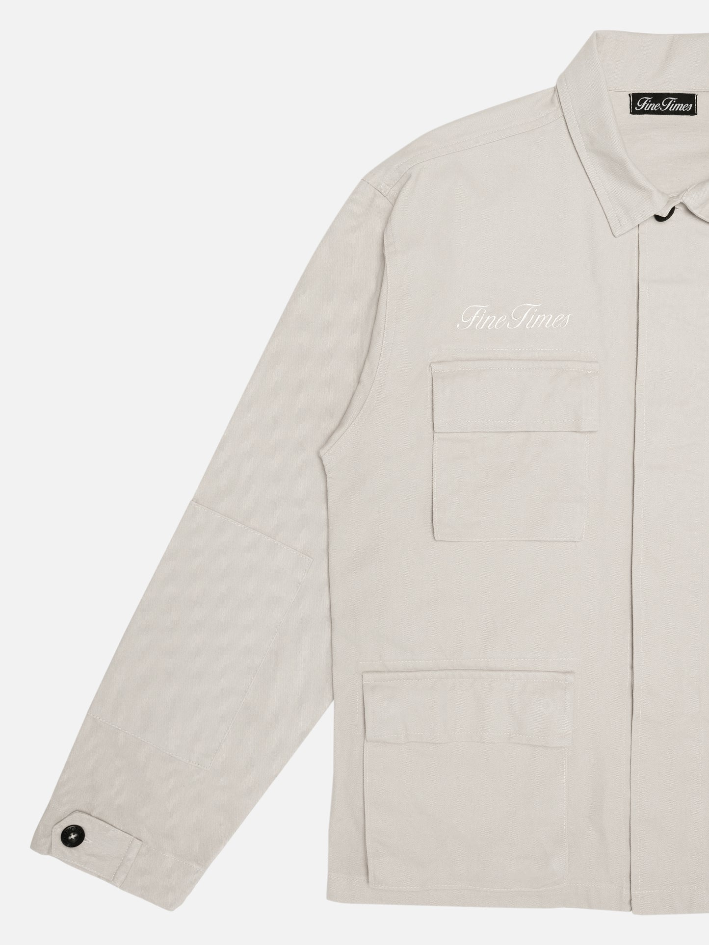 "Field Jacket" in Cream