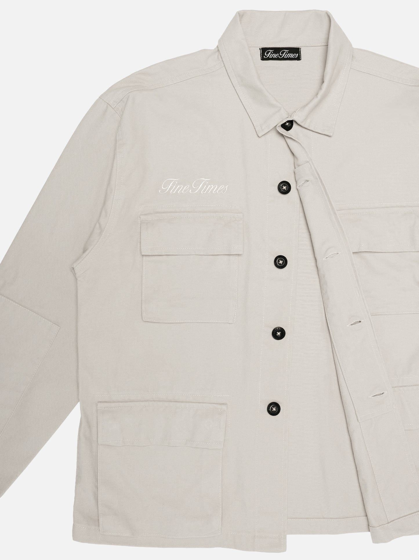 "Field Jacket" in Cream